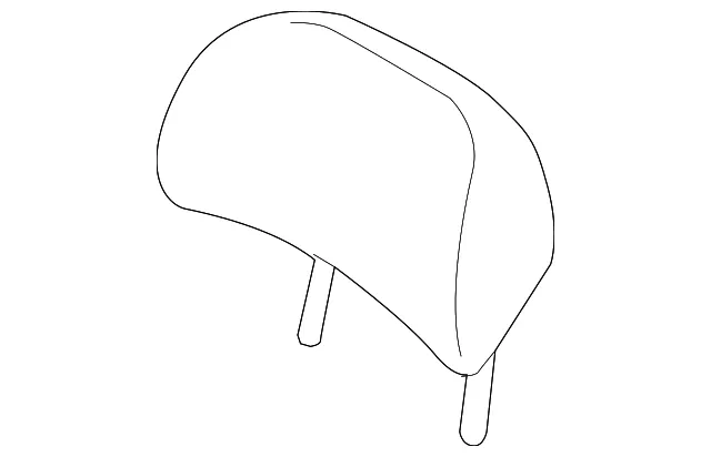 Headrest, Outer - Kia (89700-A7000K3B)