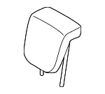 Headrest, Outer - Kia (89700-A9060DL2) - view 3