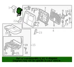 Headrest, Outer - Kia (89700-A9060DL2) - view 4