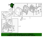 Headrest, Outer - Kia (89700-A9930DLA) - view 4