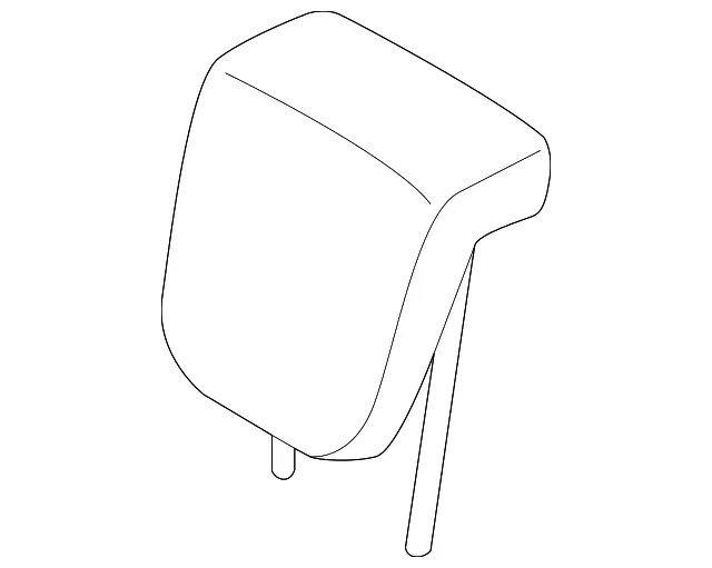 Headrest, Outer - Kia (89700-A9931DLA)