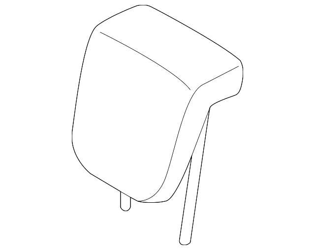 Headrest, Outer - Kia (89700-A9931DLB)