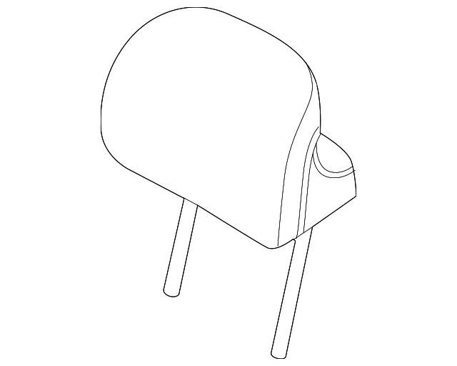 Headrest, Outer - Kia (89700-AT000A3X)
