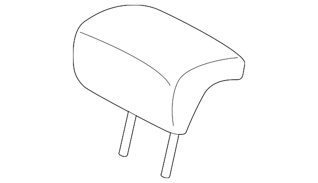 Headrest, Outer - Kia (89700-C6610C67)