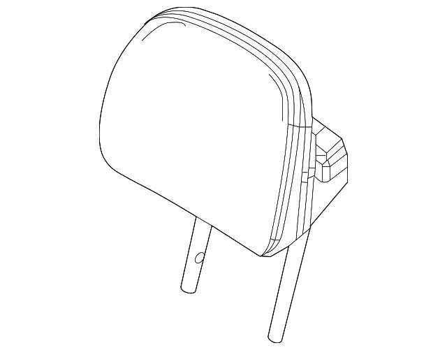 Headrest, Outer - Kia (89700-CV010CWV)