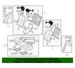 Headrest - Kia (89700-D4020HE4) - view 4