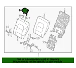 Headrest, Outer - Kia (89700-D90002AE) - view 4