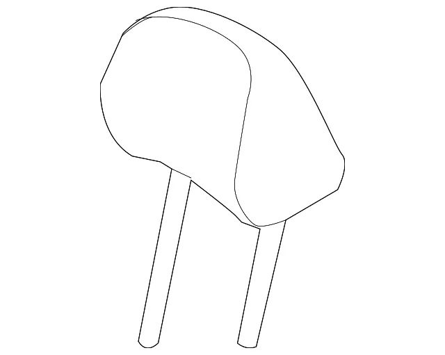 Headrest, Outer - Kia (89700-E4200ASW)