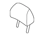 Headrest, Outer - Kia (89700-G5000AY1) - view 3