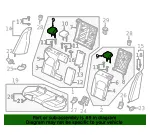 Headrest, Outer - Kia (89700-J5010CKS) - view 4