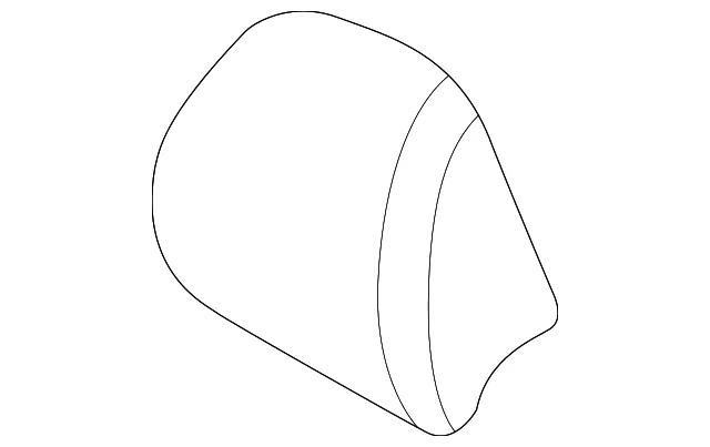 Headrest, Outer - Kia (89700-K0100SV8)