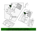 Headrest - Kia (89700-L3010HS1) - view 4