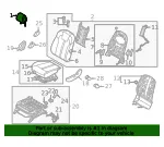 Headrest - Kia (89700-P4110MTK) - view 4