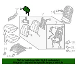 Headrest - Kia (89700-P4120MD2) - view 4