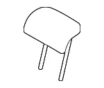 Headrest, Outer - Kia (89700-Q5320BQ8) - view 3