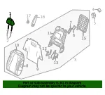 Headrest - Kia (89700-R0010K5V) - view 4