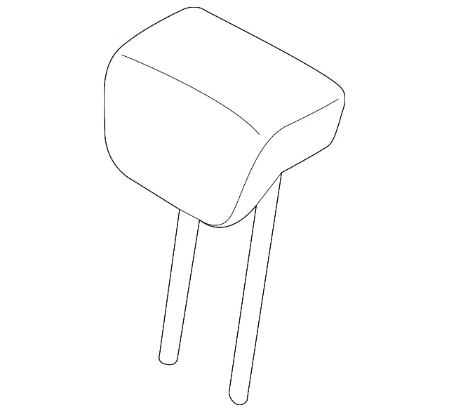 Headrest, Center - Kia (89701-A9061DLT)