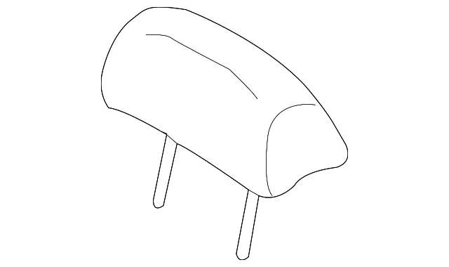 Headrest - Passenger Side (RH) - Kia (89705-3E201KW2)