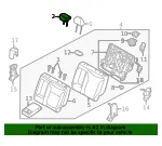 Headrest, Center - Kia (89705-B2250KF7) - view 4