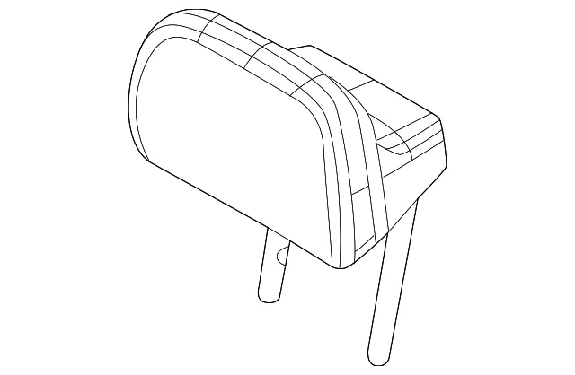 Headrest, Center - Kia (89705-CV010CWW)