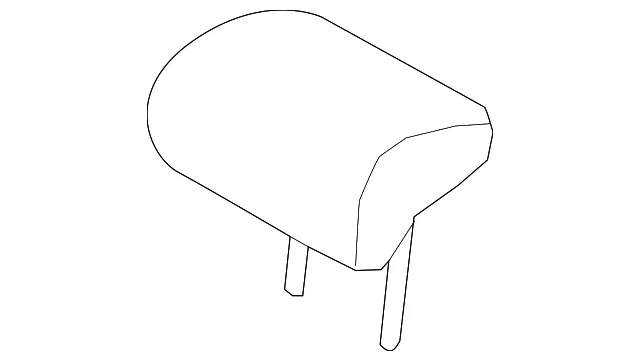 Headrest, Center - Kia (89705-D9002D9D)