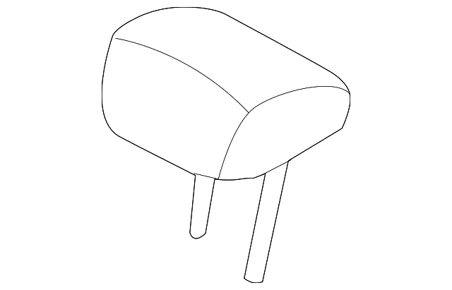 Headrest, Center - Kia (89705-E4250ASL)
