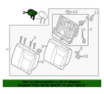 Headrest, Center - Kia (89705-E4250ASL) - view 4