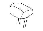 Headrest, Center - Kia (89705-E4250ASW) - view 3
