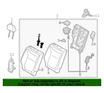 Headrest Guide - Kia (89721-3W000GA3) - view 4