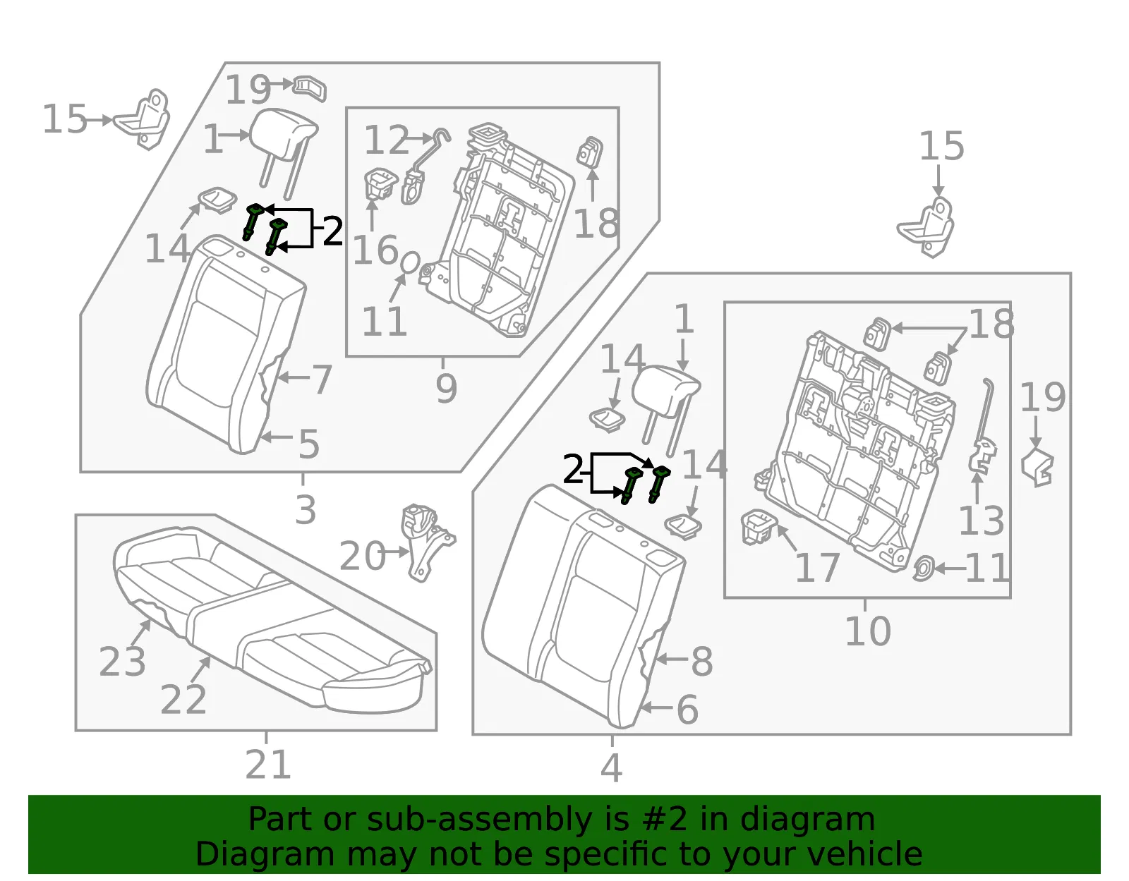 Headrest Guide - Kia (89721-H9000WK) - view 2