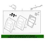 Headrest Guide - Kia (89722-A7000WK) - view 4