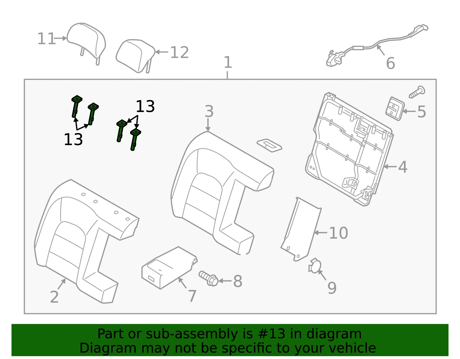 Headrest Guide - Kia (89722-B0000BGG) - view 2