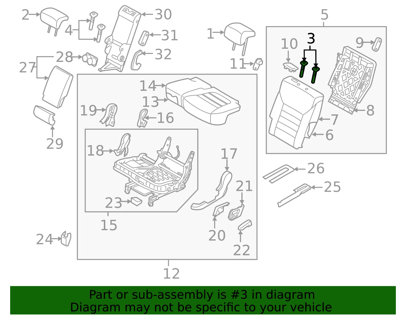 Headrest Guide - Kia (89722-C6000WK) - view 2