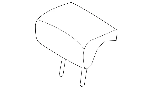 Headrest, Center - Kia (89730-1U700BD7)