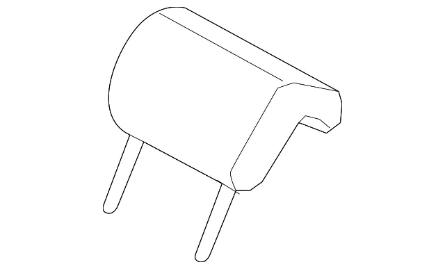 Headrest, Center - Kia (89760-1F1014BK)