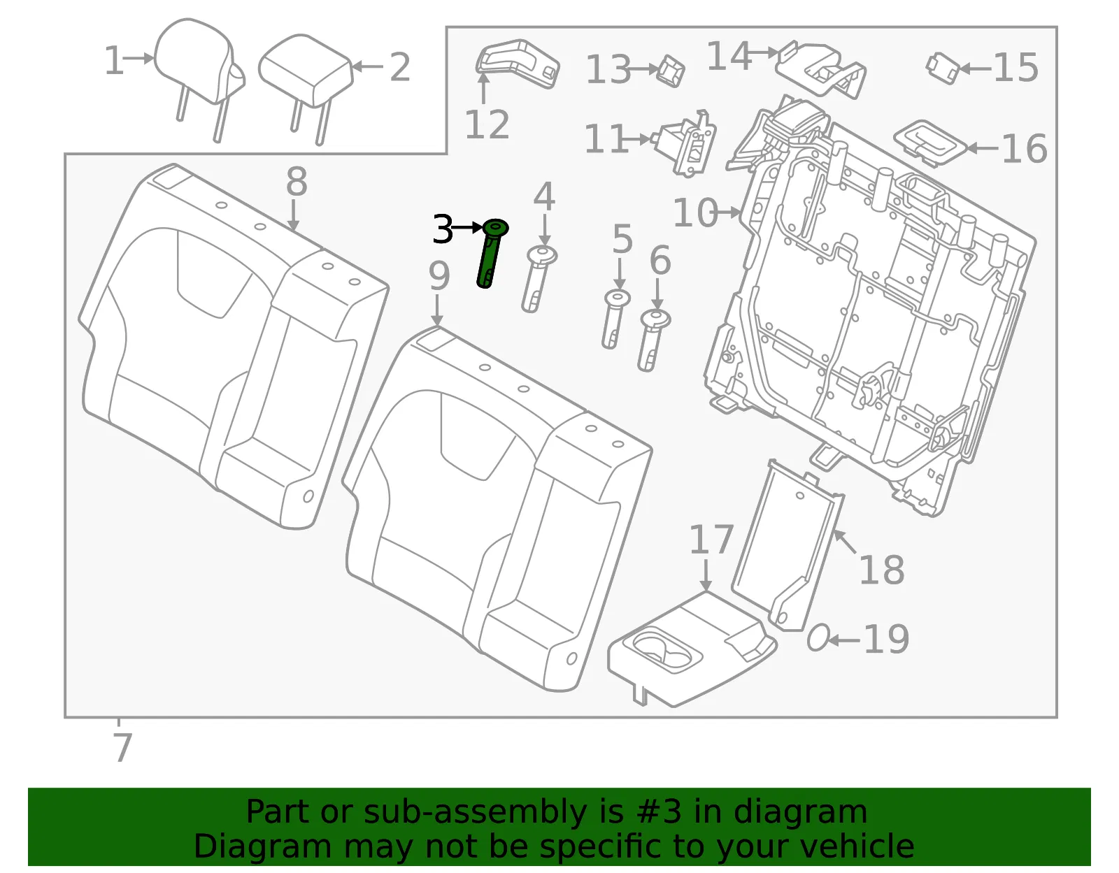 Headrest Guide - Kia (89780-AT000CCV) - view 2