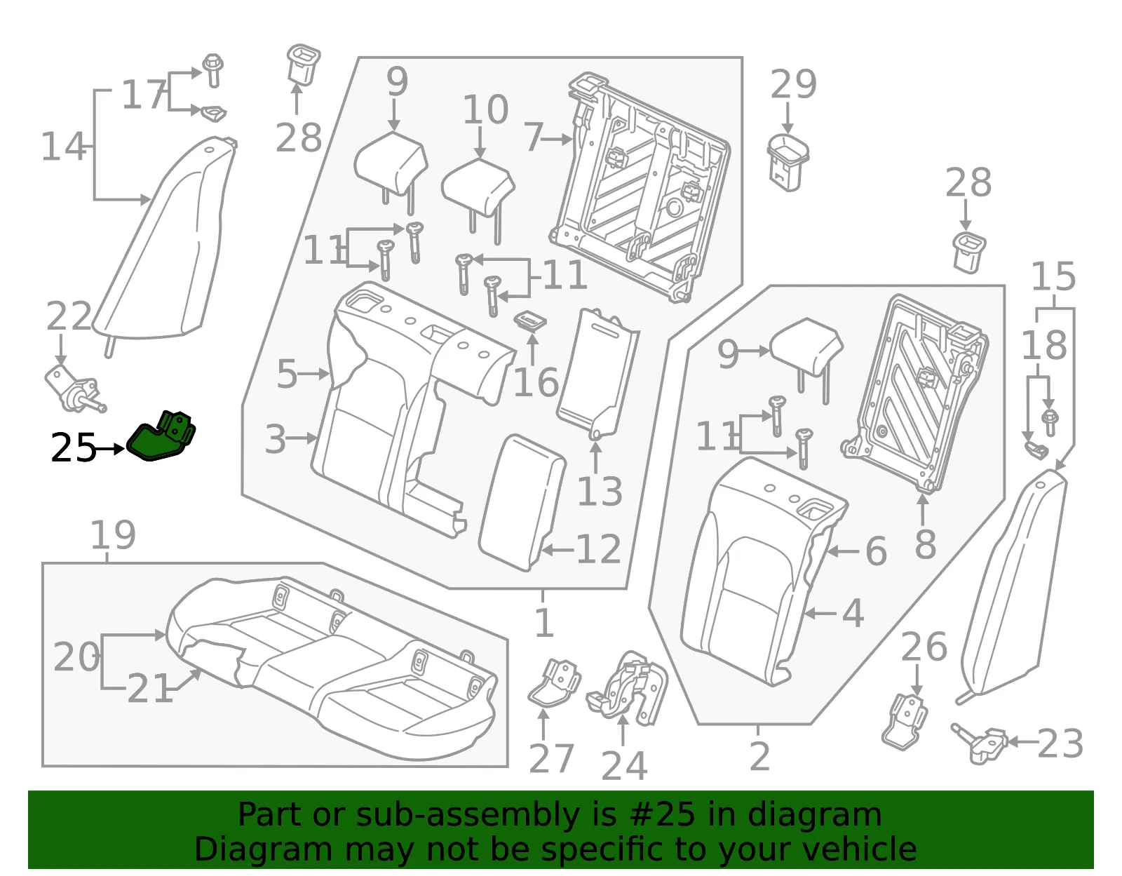 Child Seat Bracket - Kia (89798-J5000) - view 2