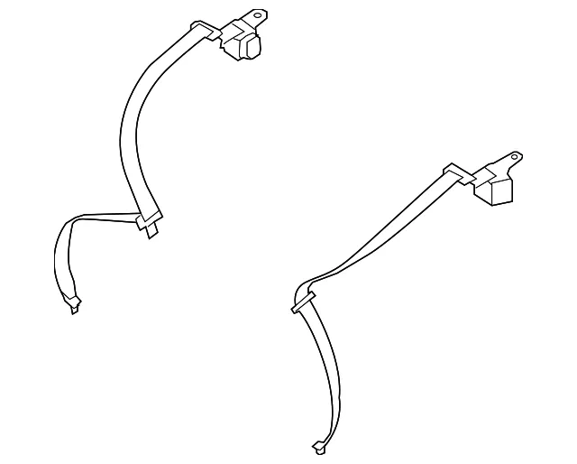 Seat Belt Lap And Shoulder Belt - Kia (89810-2T51087)