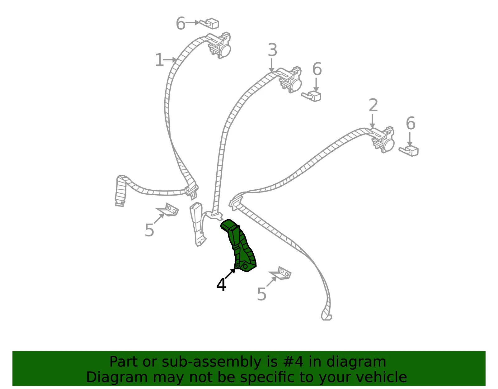 Buckle - Kia (89830-3F50026) - view 2