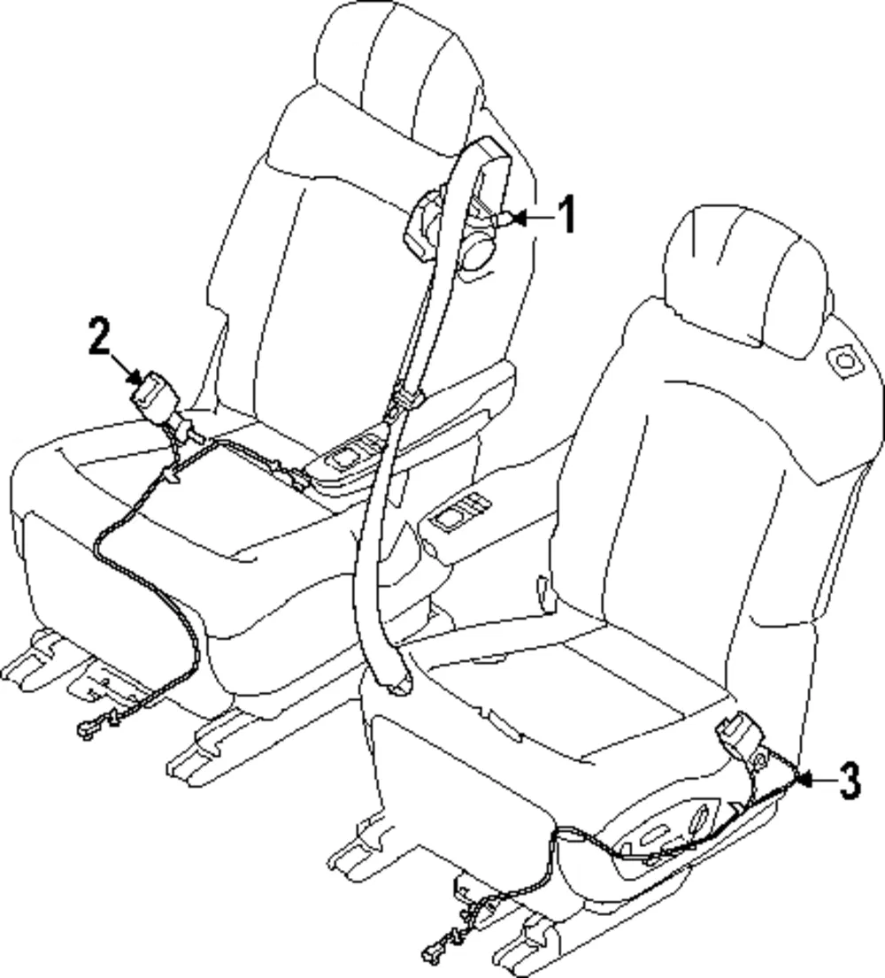 Outer Buckle - Kia (89830-DO000DFS)
