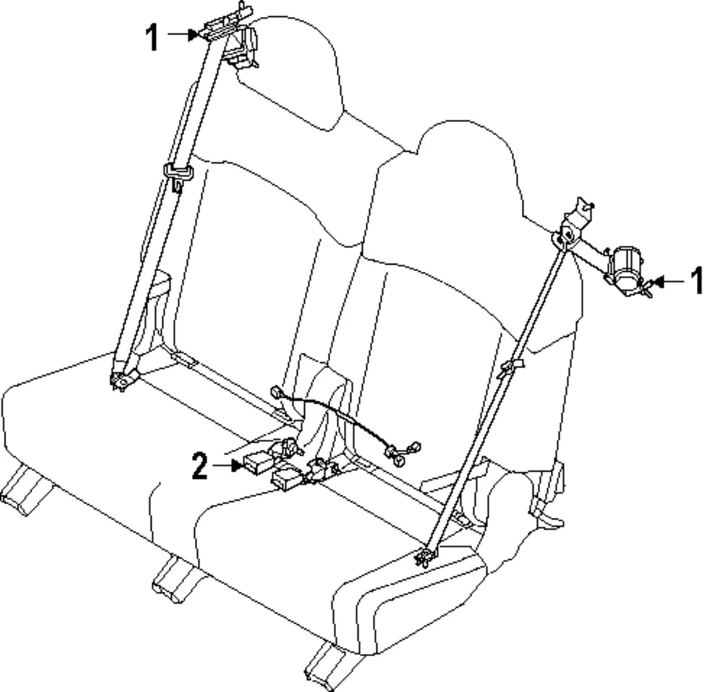 Outer Buckle - Kia (89833-DO000DFS)
