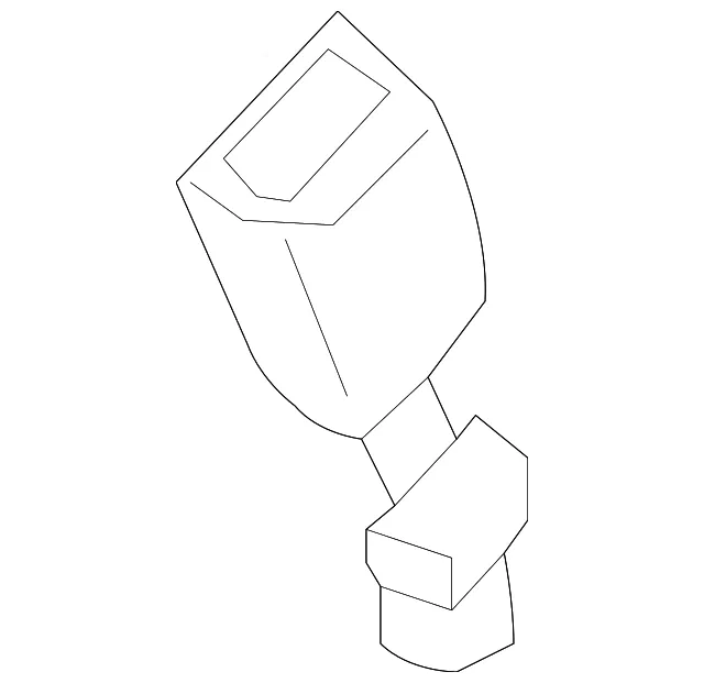 Outer Buckle - Passenger Side (RH) - Kia (89840-A9530GBU)