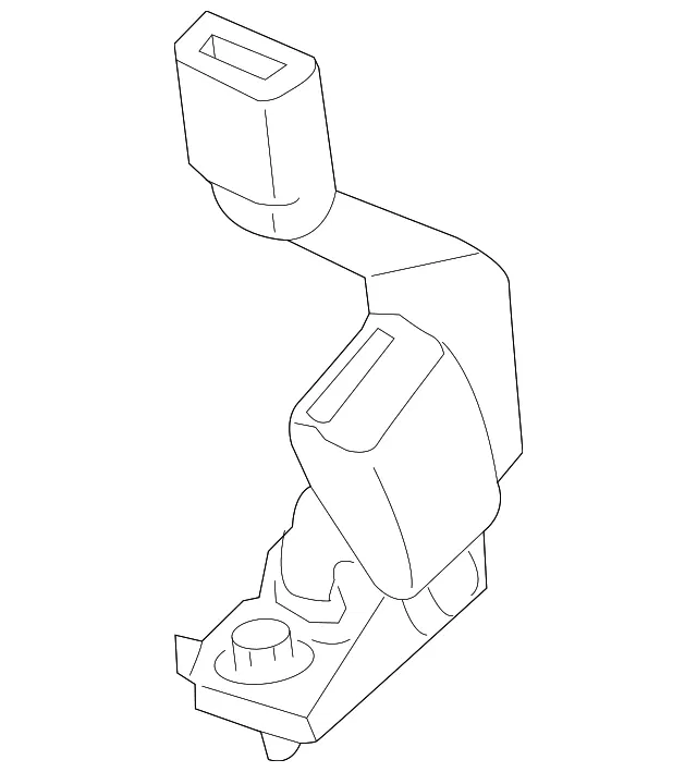 Buckle - Passenger Side (RH) - Kia (89840-J5200WK)