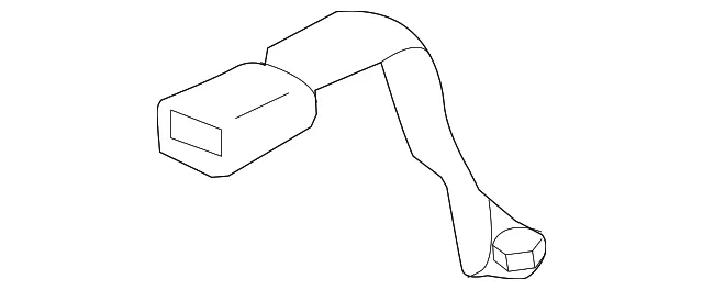 Seat Belt Receptacle - Nissan (89843-1LA1A)