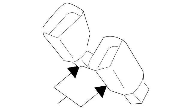 Seat Belt Receptacle - Nissan (89843-3JV8B)