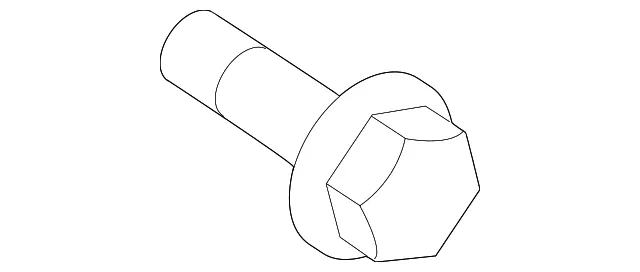 Seat Belt Lap And Shoulder Belt Bolt - Nissan (89844-1LA2A)