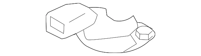Seat Belt Receptacle - Nissan (89852-1LA1A)