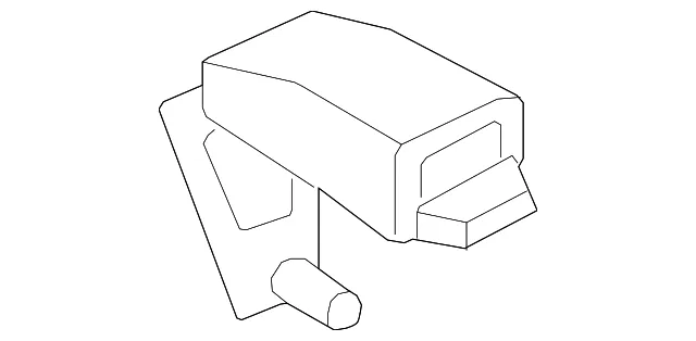 Center Buckle - Kia (89860-A9550DAA)