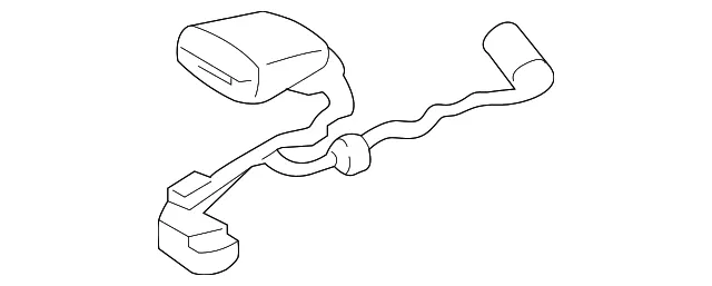Center Buckle - Kia (89863-S9500LBR)