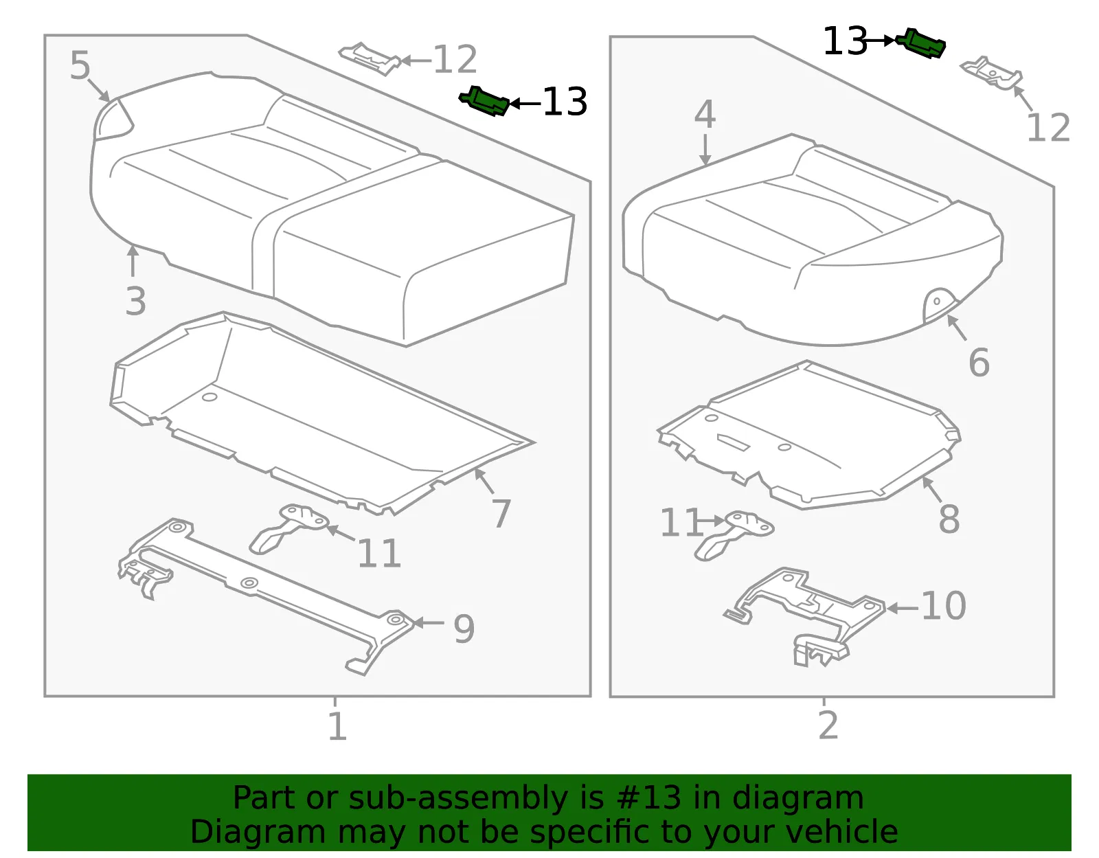 Child Seat Bracket - Kia (89899-1M960) - view 2